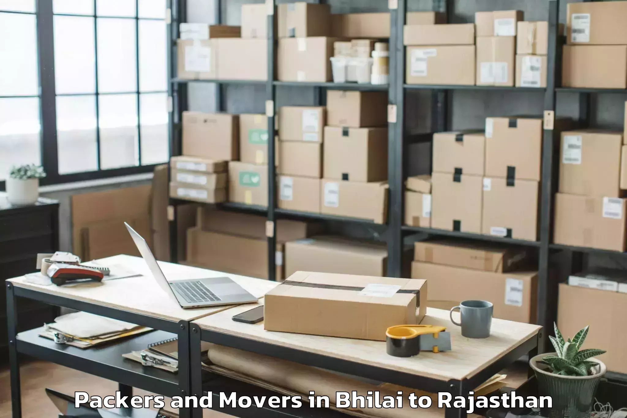 Affordable Bhilai to Parbatsar Packers And Movers